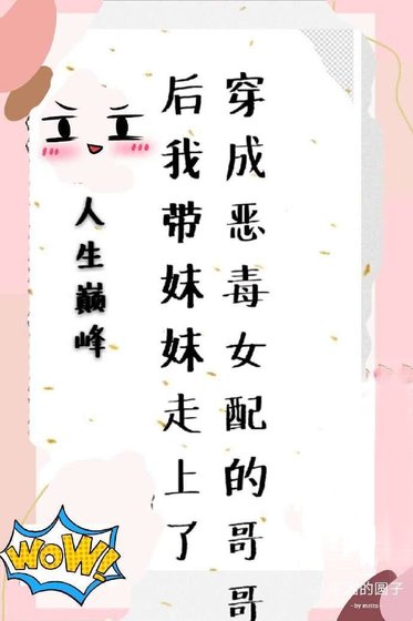 《穿成恶毒女配的哥哥后我带妹妹走上人生巅峰》
