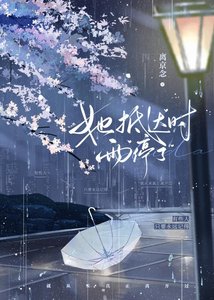 她抵达时,雨停了